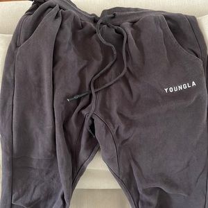 YoungLA Medium Charcoal joggers